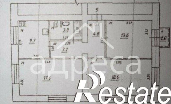 3-комн квартира Торговый переулок, 26А,  д. 26А