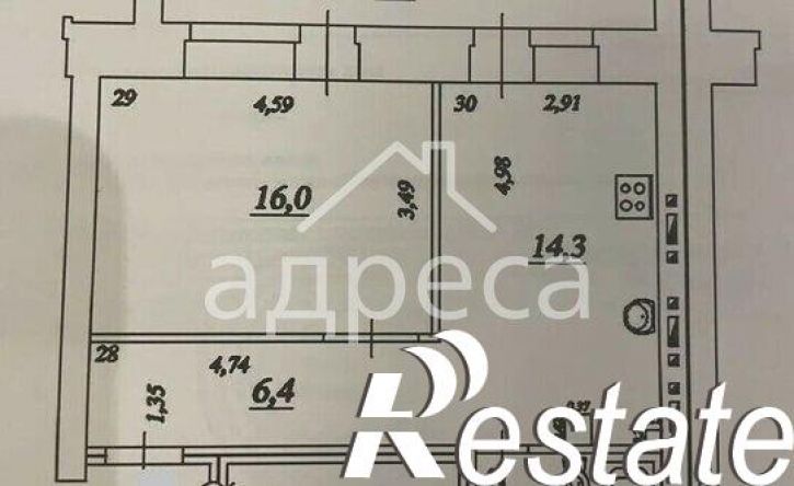 1-комн квартира улица Луначарского, 62,  д. 62