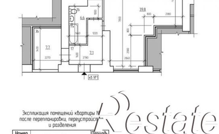 1-комн квартира проспект Ленина, 2Б,  д. 2Б