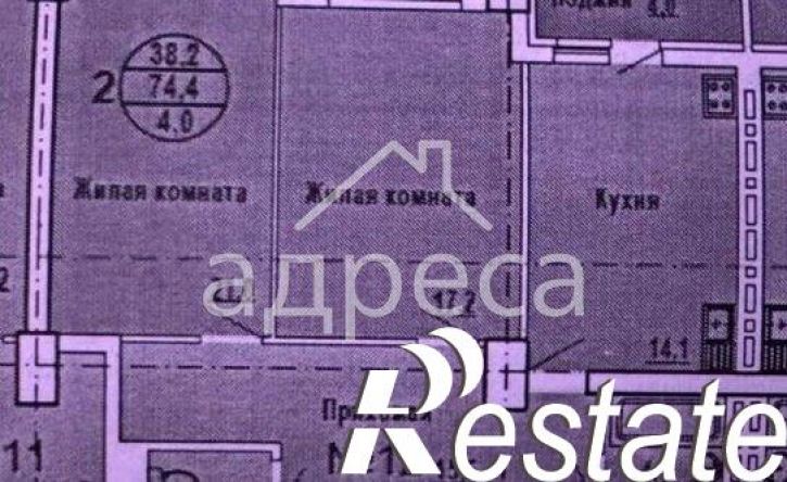 2-комн квартира улица Луначарского, 5,  д. 5