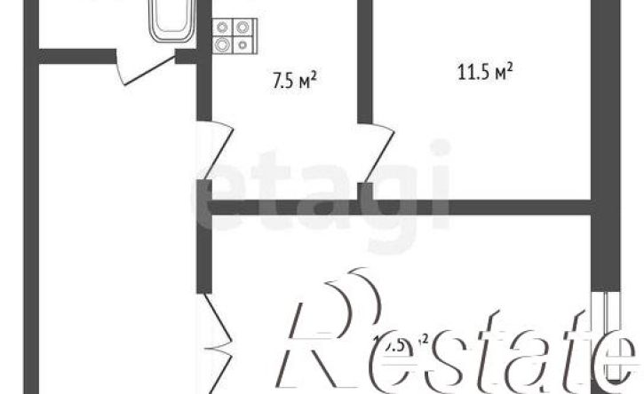 2-комн квартира Беломорский переулок, 9,  д. 9