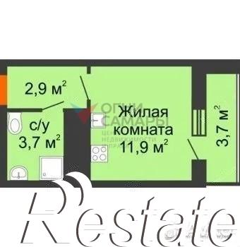 Купить студию за 4 100 000 рублей на Советской Армии улица