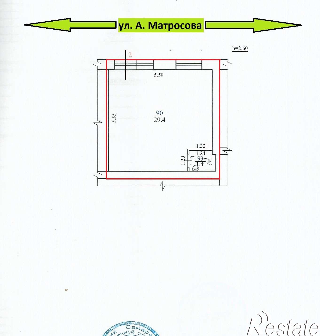 Сдать торговое помещение за 30 000 рублей на Александра Матросова улица, 16